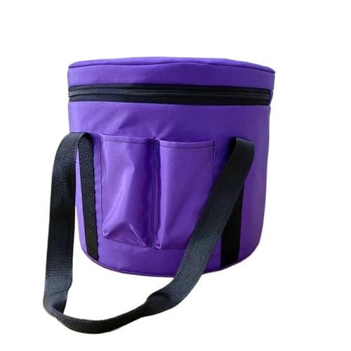 Sac pour bol chantant en cristal étui violet pour voyage et studio