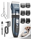 schermaschine pferd akku 🐶👍【KABELLOSES DESIGN & Einfach zu verwenden】- kabelloses Design, betrieb im Innen- und Außenbereich. Ergonomisches Design,das Gewicht ist passend, so dass Sie mit einer Hand bedienen können, langzeitgebrauch verursacht keinen Druck oder Schmerzen am Handgelenk.
