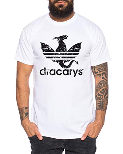 Dracarys - Camiseta de Hombre Targaryen Thrones Game of Stark Lannister Baratheon...