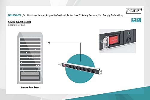 Assmann Electronic 19'' Outlet Strip Protezione Da Sovraccarico 7 Prese Ac 250 V Nero 2 M - 3
