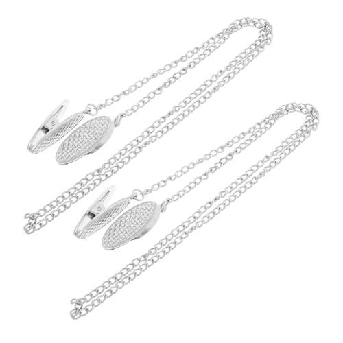 ibasenice 2 Piezas Clip para Baberos Servilletas de Clip Multifuncional para Paseos y Comidas