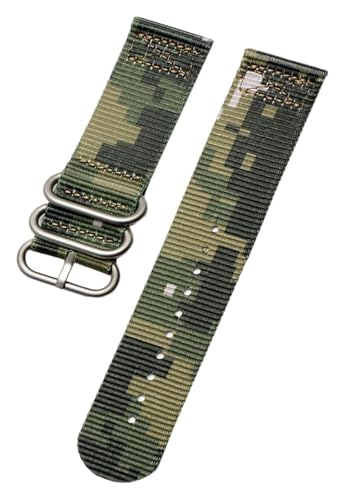 Bracelet de sport camouflage pour montre homme adepte d'aventure