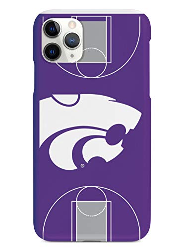 Inspired Cases - 3D Textured Iphone 11 Pro Case - Rubber Bumper Cover - Protective Phone Case For Apple Iphone 11 Pro - Kansas State Wildcats - Basketball Court #TOP6