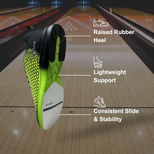 Image of Pyramid Men's Path Lite Seamless Mesh Bowling Shoes - Lightweight Seamless Design, Athletic Fit, Breathable Knit Upper, Universal Slide Soles