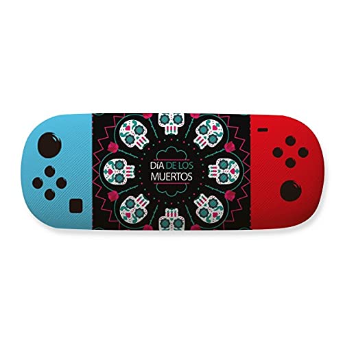 Étui de rangement pour lunettes au motif El Dia de los Muertos