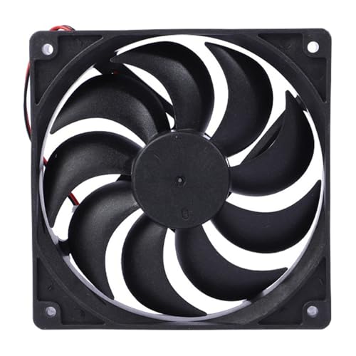 12025 DC Cooling Fan Chassis Laptop Radiator Mute Dehumidifier Small Industrial(12V)