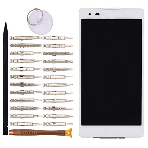 Image of LCD Digitizer Assembly with Front Housing for LG X Style K200 K200DS(White)