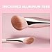 EVANUUI Bk Beauty Brushes, Bk Beauty 101 Foundation Brush, Bk Beauty A506 Concealer Brush, Beauty Brushes for Makeup, Concealer Blending Brush, Under Eye Concealer Brush(Blush brush+Concealer Brush)