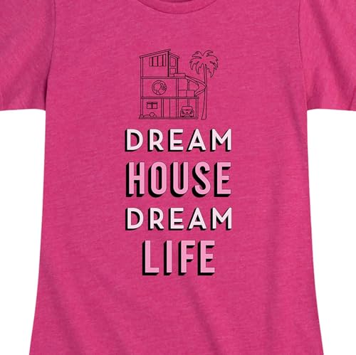 Barbie - Dream House Dream Life - Toddler and Youth Girls Short Sleeve Graphic T-Shirt3