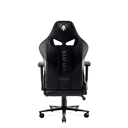 Diablo-X-Player-20-Silla-Gaming-para-Ninos-Oficina-Apoyabrazos-3D-Diseno-Ergonomico-CuelloCojin-Lumbar-Negro-Negro-S