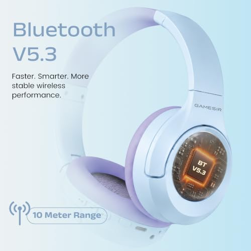 GameSir BeatXtra Pro V5.3 Blue Wireless Headphones - Image 5