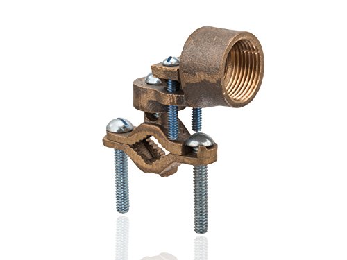 NSI EG-7 Bronze Ground Clamp with Adapter for Rigid Conduit, 3/4