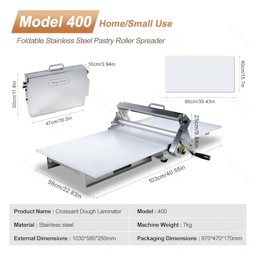 Commercial dough sheeter machine