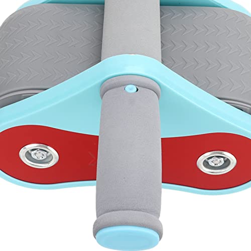 Roda de Rolo Abdominal, ABS e Liga de Alumínio Kit de Roda de Exercício Abdominal Mola para Trás Ant