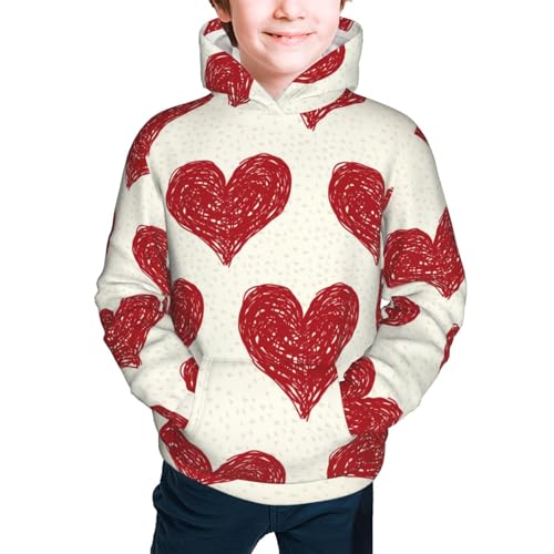 Love Kid Hoodies Boys Sweatshirts Girls Pullover with Pocket3