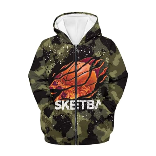 Boys Zip Up Hoodie Casual Long Sleeve Pullover Jacket Teen Boys Trendy Clothes3