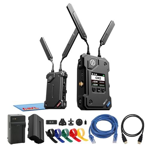Hollyland Cosmo C2 Sistema de Transmisión de Video Inalámbrico HDMI SDI, Kit de Transmisor y Receptor