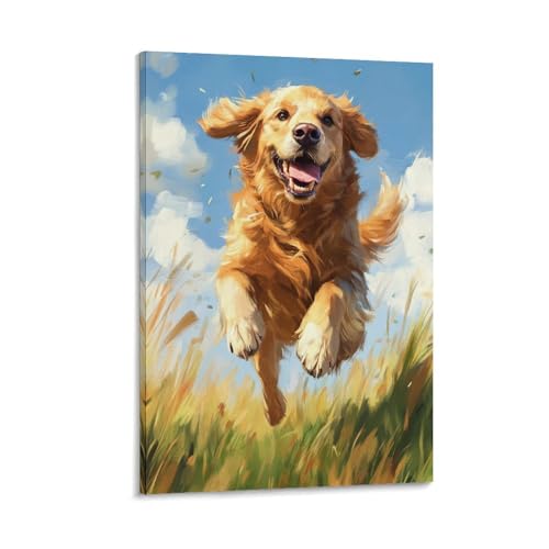 Impression sur toile premium Setter Irlandais grand format pour decoration