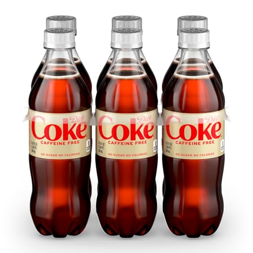 Diet Coke Caffeine Free Soda Soft Drink, 16.9 fl oz, 6 Pack