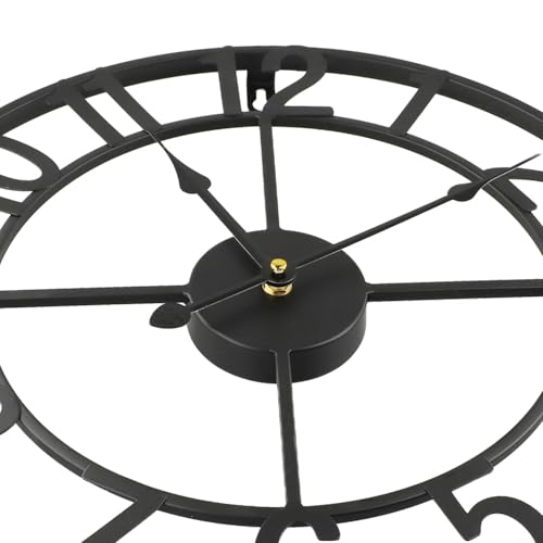 Horloge murale extérieure silencieuse et résistante aux intempéries
