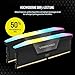 Corsair Vengeance RGB DDR5 RAM 32GB (2x16GB) 5200MHz CL40 Intel XMP 3.0 Desktop-Arbeitsspeicher – Schwarz (CMH32GX5M2B5200C40)