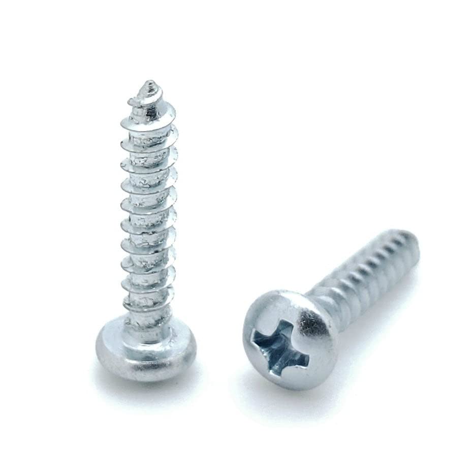 1000 Qty #6 x 3/4 Zinc Phillips Pan Head Wood Screws (BCP393)