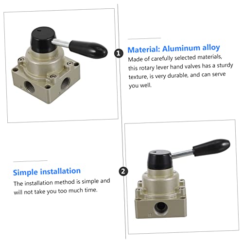 Válvula de control manual de posiciones y vías Mobestech para sistemas de aire 4