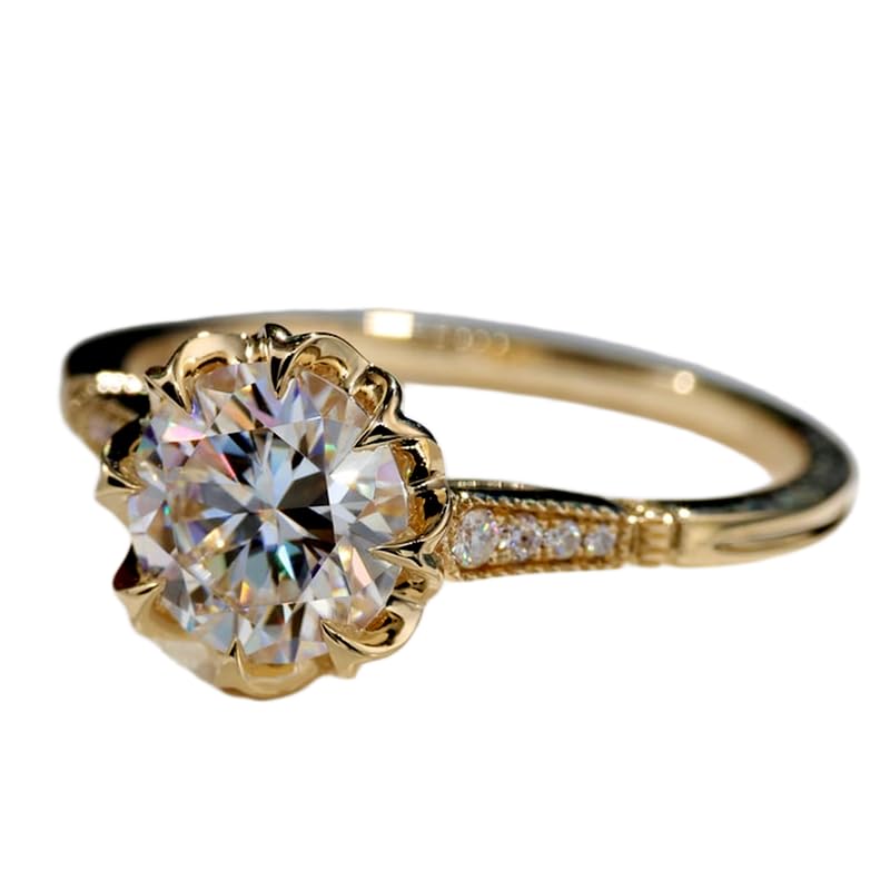 Bague moissanite argent 925 : brillance éternelle sans le prix du diamant