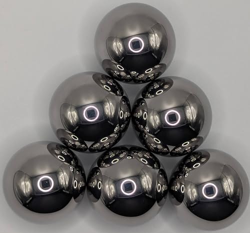 Ball Baron Ninja Ultra Shiny Pinballs, Made in The USA! (6 Pack)