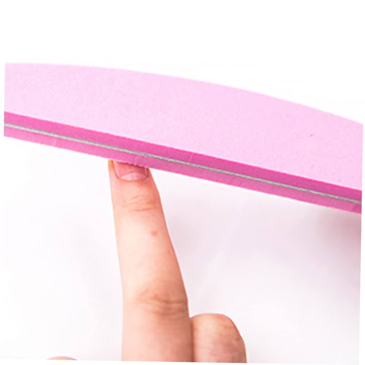 FRCOLOR 3sets Limette Per Unghie Bifacciali Con Adesivo Strumento Per Manicure e Finitura Per Unghie e Artificiali Resistente e Facile Usare