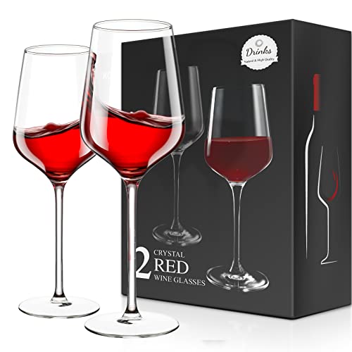Produktfoto von Kollea Rotweinglaser 2er Set, Handgeblasen Rotweingläser | Weißweinglas Weingläser Set, Moderne Rotweingläser Wine&hellip;