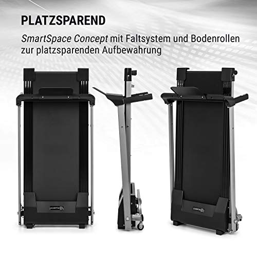 Klarfit Treado Active Laufband Klappbar, Treadmill mit 1,1 PS Motorleistung, Laufband für Zuhause Treadmill Walking Pad… – Bild 5