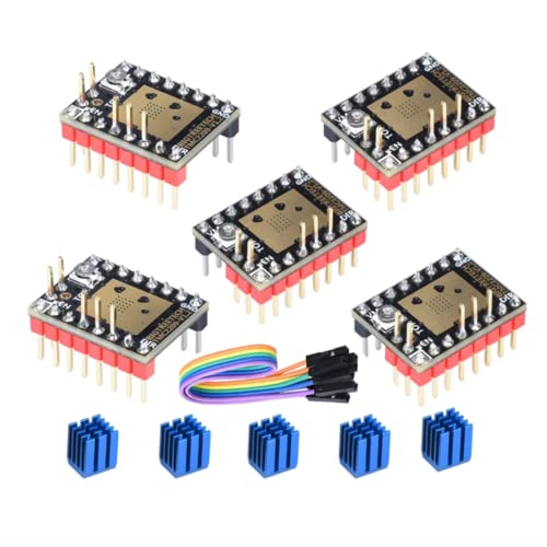 Produktbild von TMC2209 V2.0 Schrittmotor-Treiber – 256 µSteps, 2,5A, Mit Kühlkörper Für 3D-Drucker (SKR1.3/1.4)