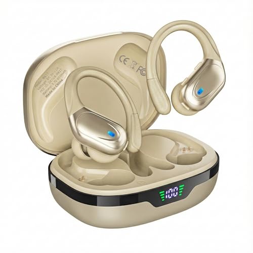 HAOYUYAN Wireless Earbuds Bluetooth 5.3 Headphones with 80H Playback, IPX7 Water