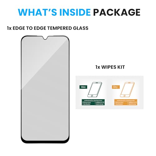 Image of ArmourPro Anti Glare Matte Tempered Glass for Redmi 15C and Poco C85 - Anti Fingerprint Screen Protector, 9H Scratch Resistant, Smooth Touch, Edge-to-Edge Full Coverage