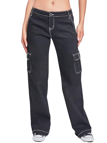 YMI Womens Jeans Women's Cargo Skater Pants