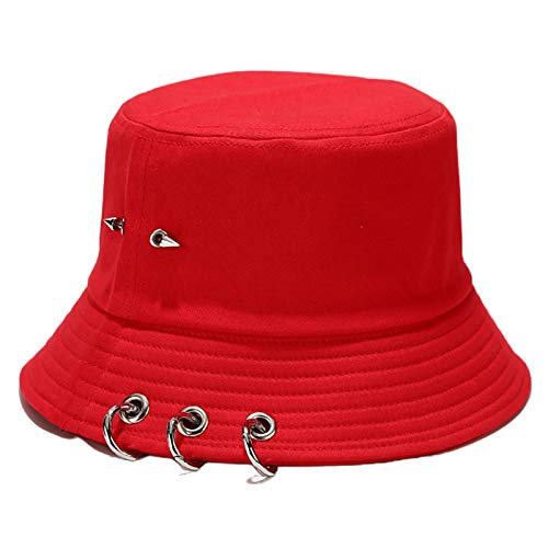Sombrero Bucket con Remaches Metal para Playa y Viaje miniatura 3