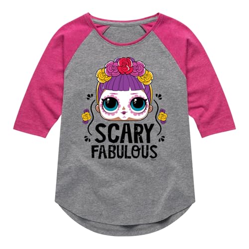 LOL Surprise! - Halloween - Scary Fabulous - Toddler & Youth Girls Raglan Graphic T-Shirt