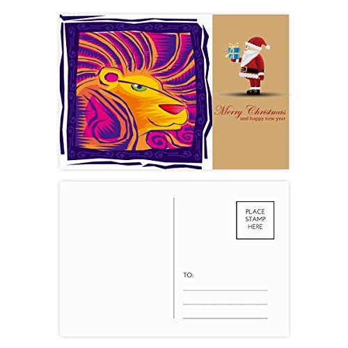 Cartes postales de Père Noël Constellation Leo Mexicon correspondance Noël lot de 20