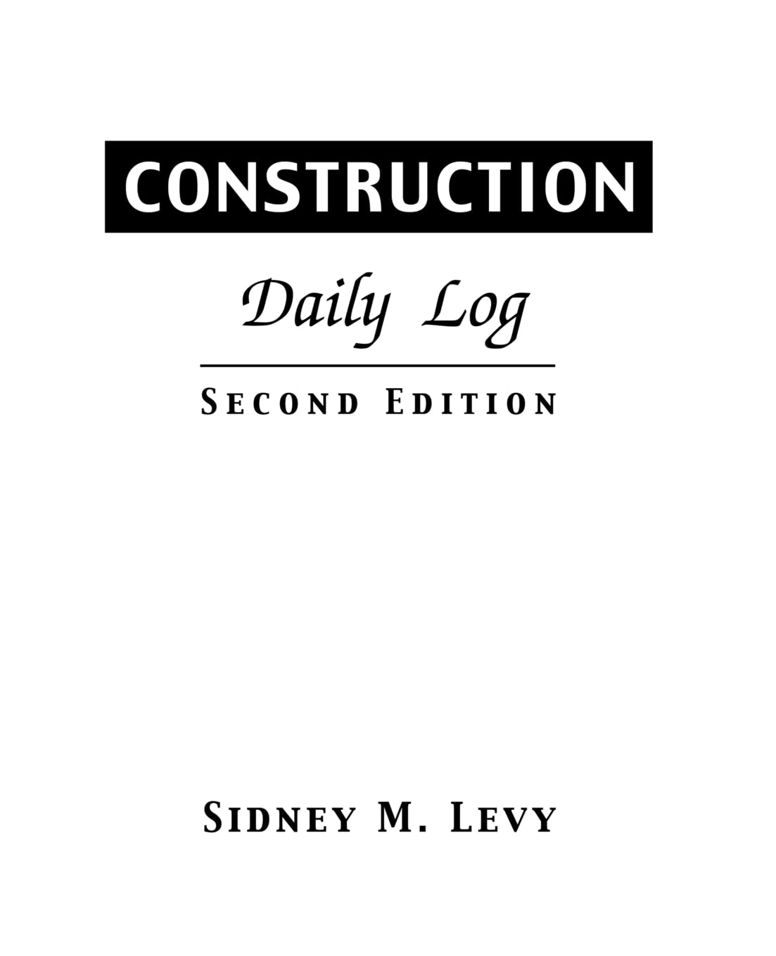 Construction Daily Log dans la poche du chef de chantier pour rapports quotidiens