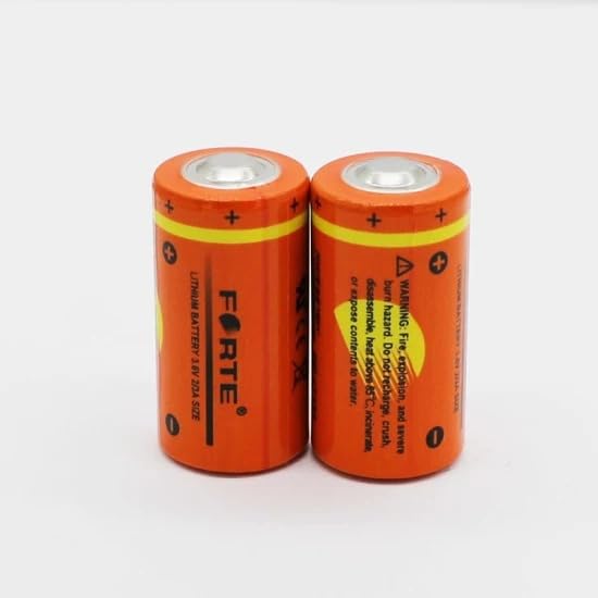 Compatible with Forte ER14335 2/3AA 14335 3.6V Battery (Pack of 2)