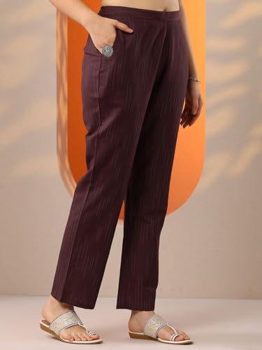 Image of Gerua By Libas Printed Cotton Blend Straight Kurta With Trousers and Dupatta
