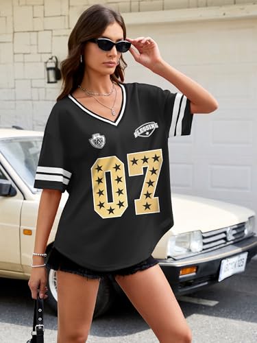 Save $7 on TAKEYAL Women's Graphic Football Jersey Shirt - Image 3