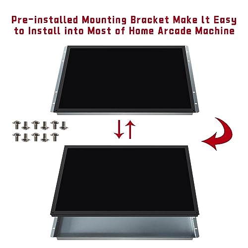 Image of UNICO 19'' Arcade Replacement Monitor, LCD Gaming Screen for HDMI /VGA /CG /EGA Retro Game Arcade (19inch)
