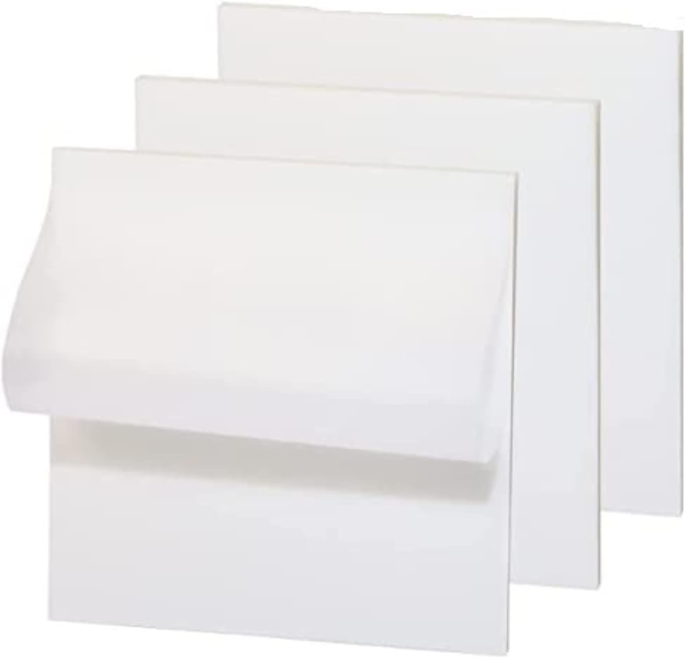 Transparent Sticky Notes Pads, 50 Sheets 3x3" (3 Packs)