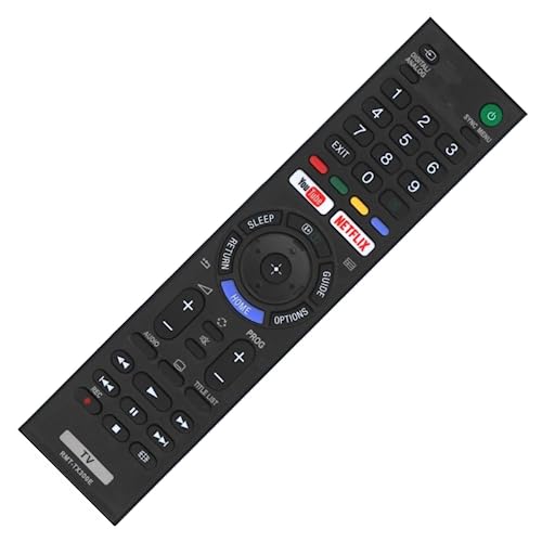Controle Remoto Compatível Com Sony Rmt-Tx300B Bravia Led Smart TV Com YouTube Netflix KD-70X6700E K