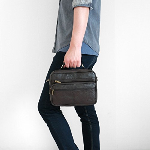 Bolsa de mano 2 en 1 multifuncional en piel de vaca para tabletas WK3 3
