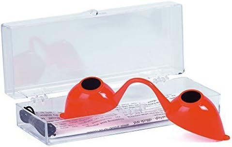 Luna UV Protective Goggles, Eye Shields, 600545, Colour: Orange, Sunbed Goggles