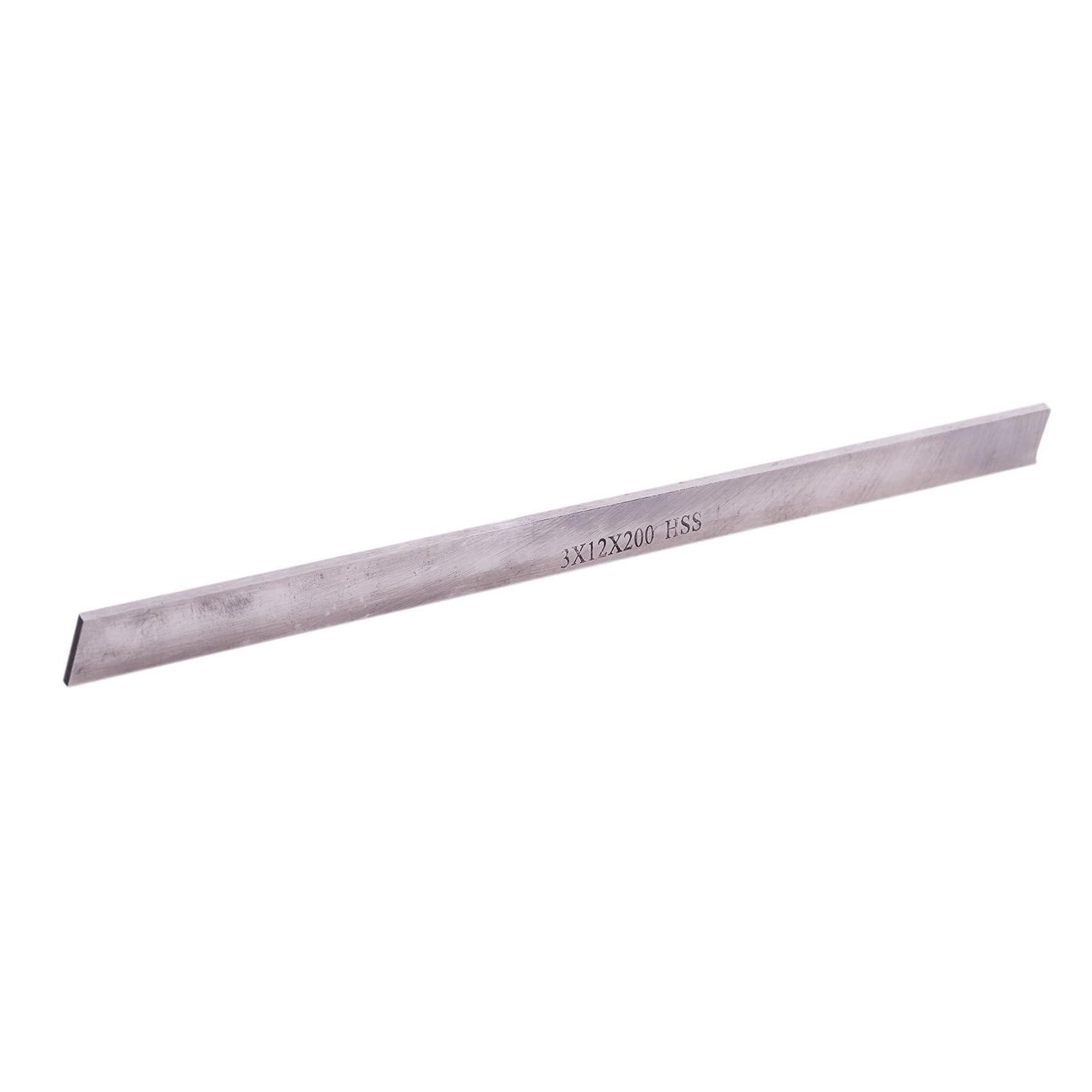 TsoLay 3 cuchillas de acero de alta velocidad de 3 mm x 12 mm x 200 mm, herramienta práctica para torno HSS