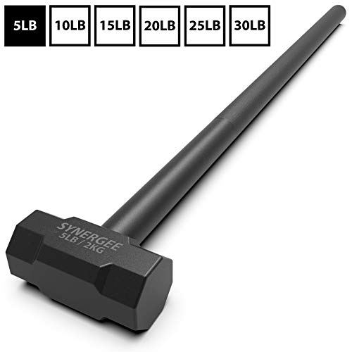 Synergee 5 lb Fitness Hammer – Steel Slam Hammer for Dynamic, Functional Fitness